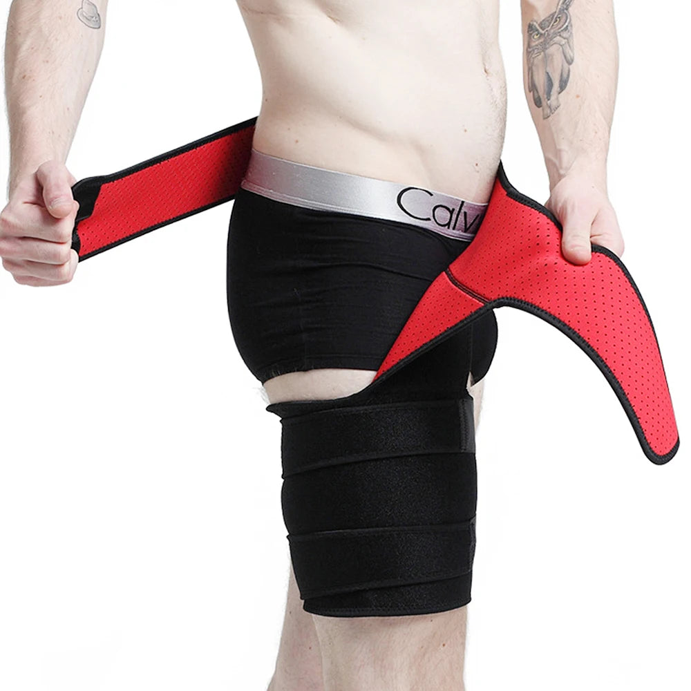 Sciatica Nerve Pain Relief Thigh Compression Brace for Hip Joints Arthritis Groin Wrap Brace Protector Belt Legwarmers New