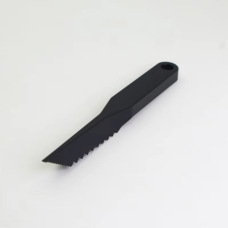 New Piranha V-Shaped Knife Spiral Cutter Decorating Fruits Vegetables Serrated Pattern Slicer for Decorating Kitchen Small Tools
