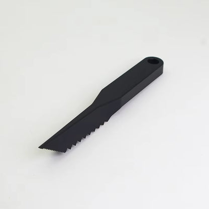 New Piranha V-Shaped Knife Spiral Cutter Decorating Fruits Vegetables Serrated Pattern Slicer for Decorating Kitchen Small Tools